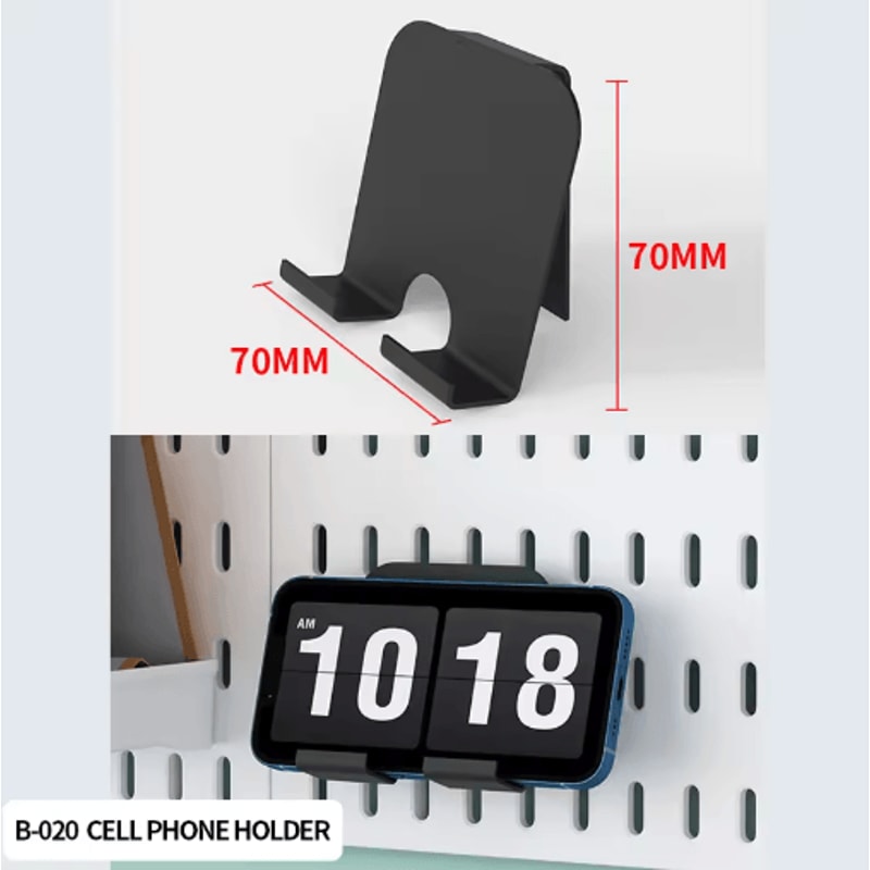 Pegboard Desktop Storage Kit Vertical And Clip Type Display Panels For Home Office 8