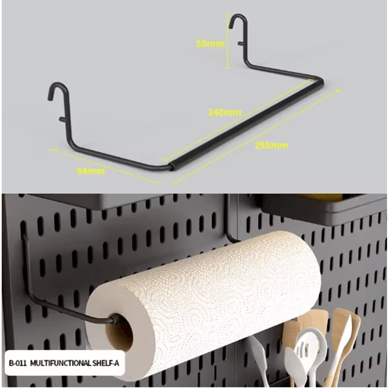 Pegboard Desktop Storage Kit Vertical And Clip Type Display Panels For Home Office 12