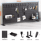 Pegboard Desktop Storage Kit Vertical And Clip Type Display Panels For Home Office 20