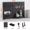 Pegboard Desktop Storage Kit Vertical And Clip Type Display Panels For Home Office 0