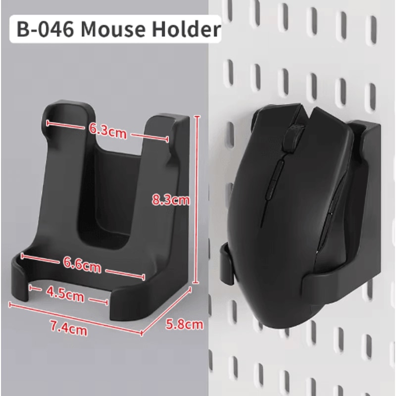 Gaming Gear Pegboard No Drill Wall Mounted Storage And Display For Study Gaming Rooms 19