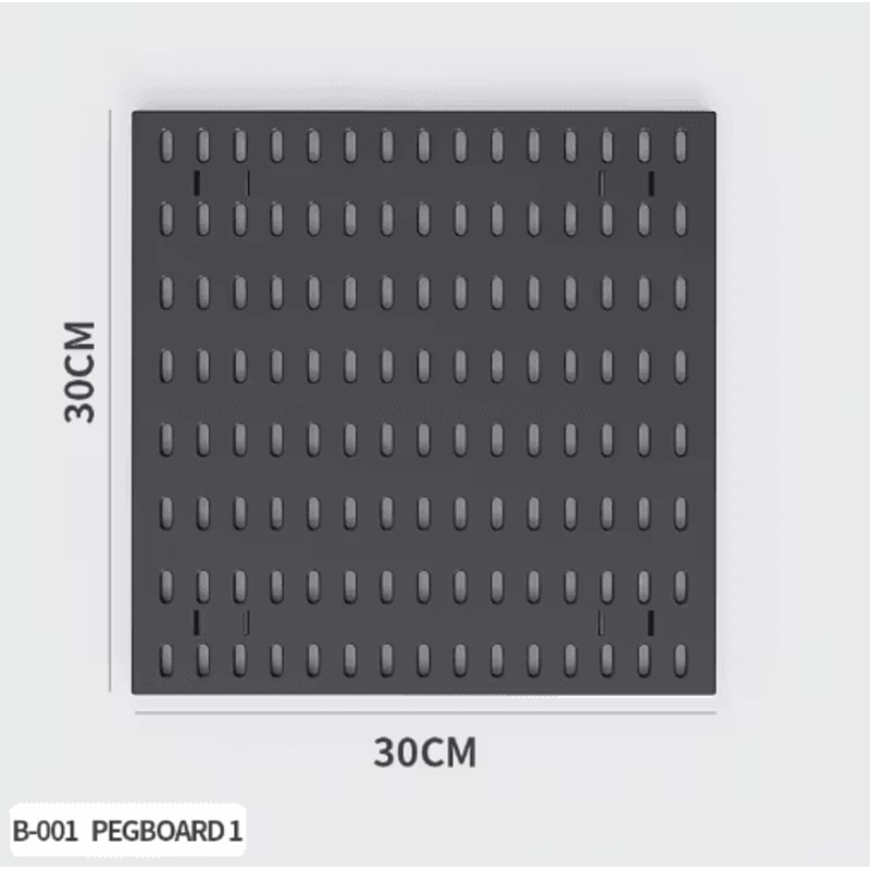 Gaming Gear Pegboard No Drill Wall Mounted Storage And Display For Study Gaming Rooms 23