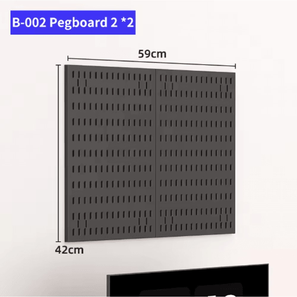 Gaming Gear Pegboard No Drill Wall Mounted Storage And Display For Study Gaming Rooms 28