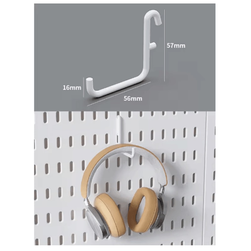 DIY Pegboard Wall Organizer Kit Modular No Drill Hanging Panels For Craft Rooms 3