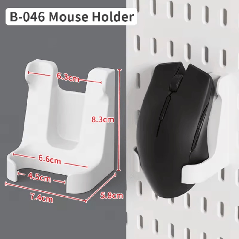 DIY Pegboard Wall Organizer Kit Modular No Drill Hanging Panels For Craft Rooms 19