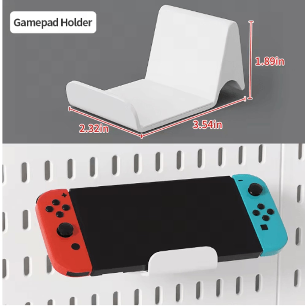 DIY Pegboard Wall Organizer Kit Modular No Drill Hanging Panels For Craft Rooms 20