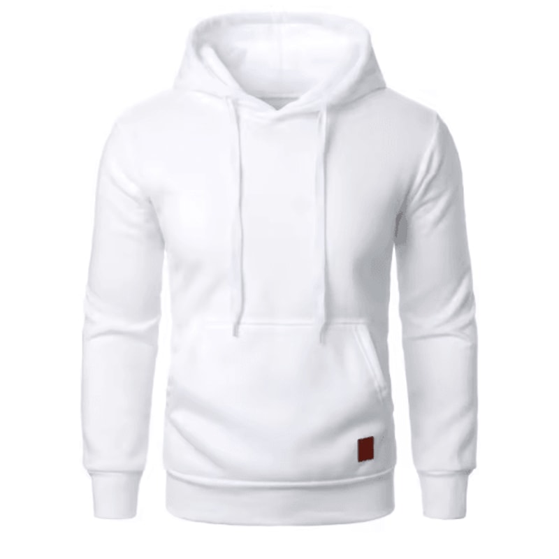 Mens Casual Hooded Pullover Hoodie Lightweight Drawstring Sweatshirt For Streetwear And Outdoor Wea 2
