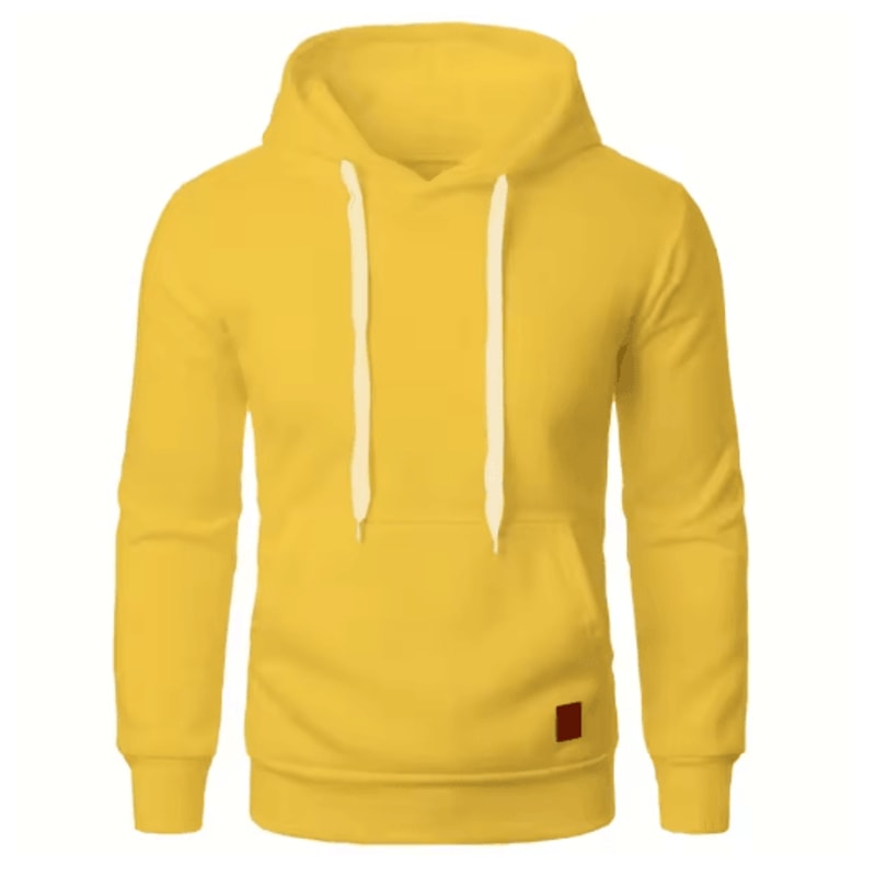 Mens Casual Hooded Pullover Hoodie Lightweight Drawstring Sweatshirt For Streetwear And Outdoor Wea 4