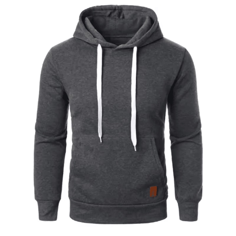 Mens Casual Hooded Pullover Hoodie Lightweight Drawstring Sweatshirt For Streetwear And Outdoor Wea 5