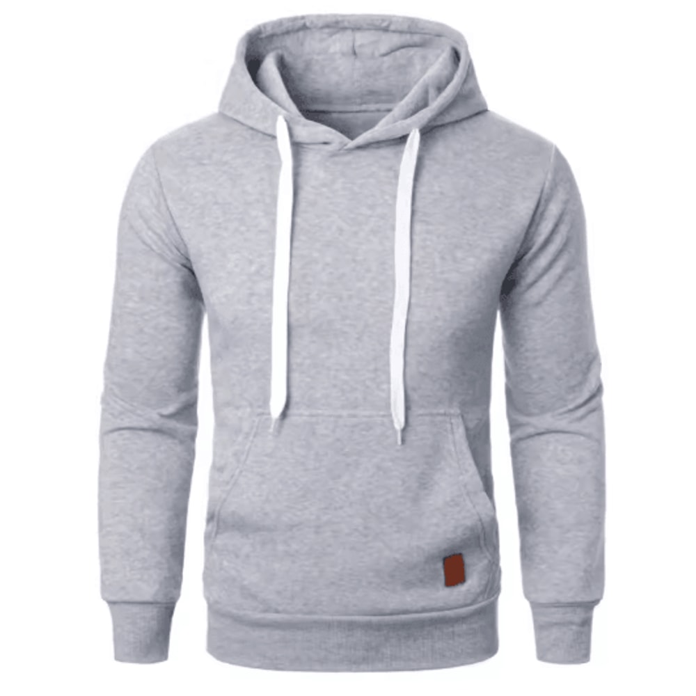 Mens Casual Hooded Pullover Hoodie Lightweight Drawstring Sweatshirt For Streetwear And Outdoor Wea 8