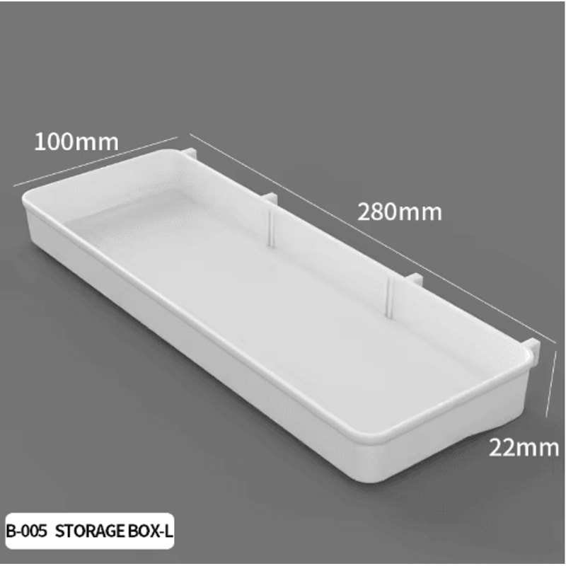 Standing Office Pegboard Storage No Drill Clip On Desktop Rack With DIY Accessories 7