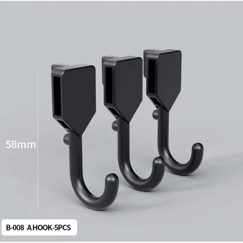 Standing Office Pegboard Storage No Drill Clip On Desktop Rack With DIY Accessories 16