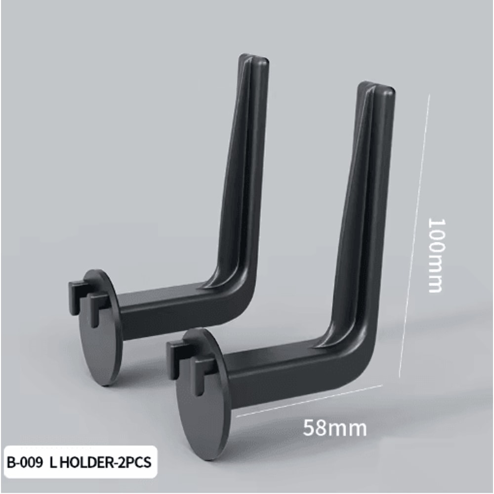 Standing Office Pegboard Storage No Drill Clip On Desktop Rack With DIY Accessories 21