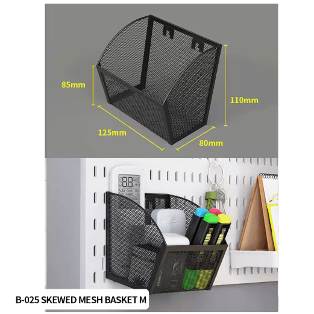 Desktop Decorative Storage Pegboard Modular Organizer For Office Documents And Stationery 1