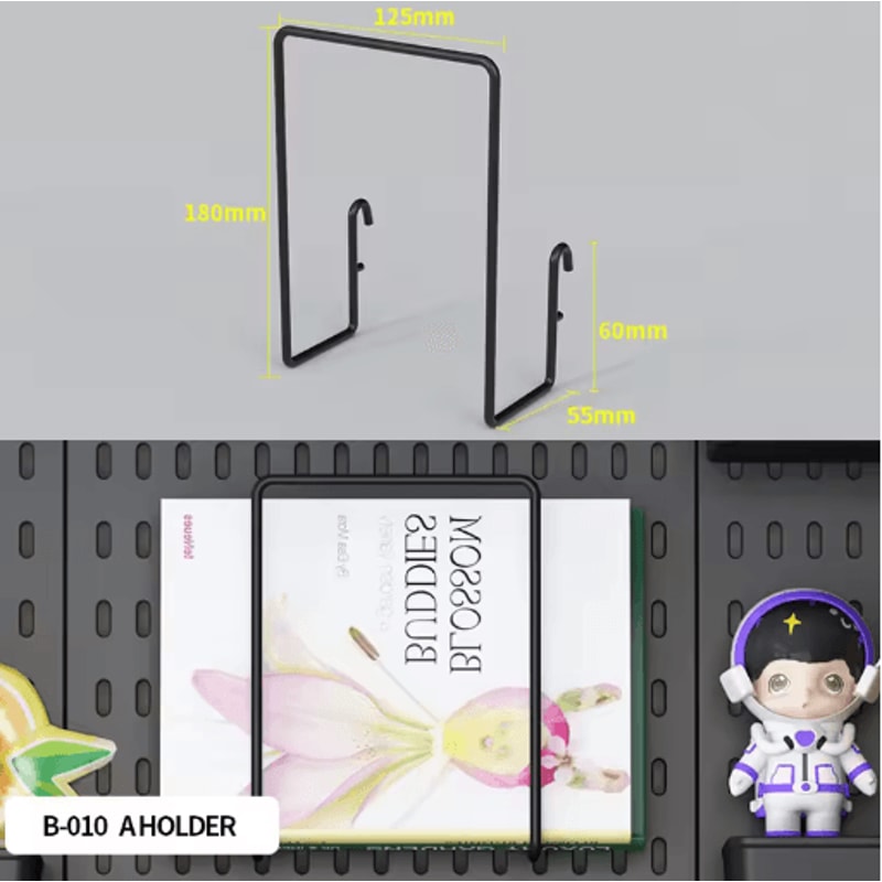 Desktop Decorative Storage Pegboard Modular Organizer For Office Documents And Stationery 10