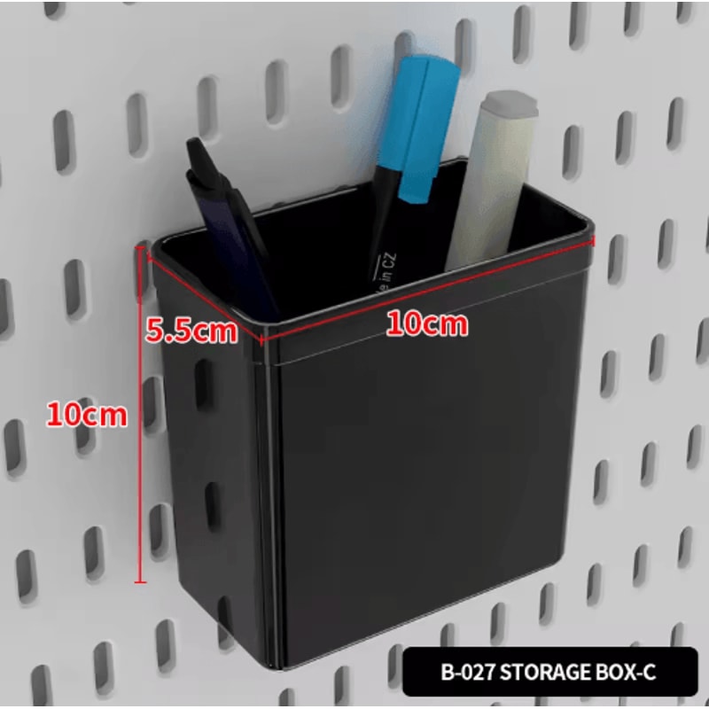 Desktop Decorative Storage Pegboard Modular Organizer For Office Documents And Stationery 17
