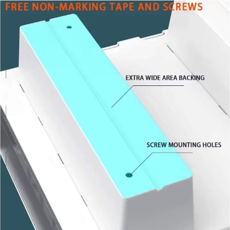 Self Adhesive Under Desk Drawer Drill Free Plastic Storage For Office And Home 17
