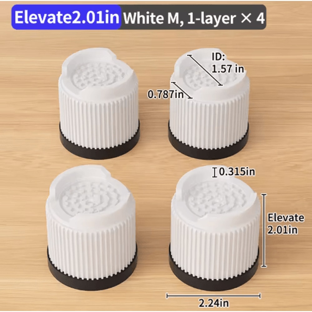 Stackable Furniture Heightening Pads Heavy Duty Anti Slip Risers For Tables Chairs And Beds 27