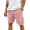 Mens Corduroy Casual Shorts Lightweight Summer Sweat Shorts For Streetwear And Beach 4