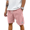 Mens Corduroy Casual Shorts Lightweight Summer Sweat Shorts For Streetwear And Beach 4