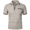 Mens Short Sleeve Polo Shirt Breathable Loose Fit Casual Summer Top With Pocket 5