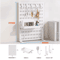 Desktop Pegboard Storage Kit Stand Up Clip On Panels For Home Office And Study Organization 7