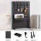 Desktop Pegboard Storage Kit Stand Up Clip On Panels For Home Office And Study Organization 9