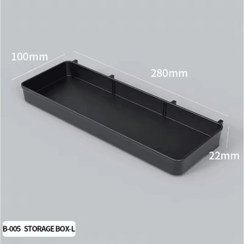 Desktop Pegboard Storage Kit Stand Up Clip On Panels For Home Office And Study Organization 19