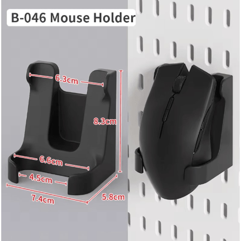 Desktop Pegboard Storage Kit Stand Up Clip On Panels For Home Office And Study Organization 23