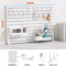 Desktop Storage Pegboard Upright Or Clip On Organizer For Home Office Shelves 6
