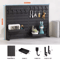 Desktop Storage Pegboard Upright Or Clip On Organizer For Home Office Shelves 8