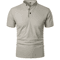Mens Short Sleeve Collar T Shirt Casual Summer Polo Shirt With Breathable Loose Fit 1