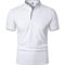Mens Short Sleeve Collar T Shirt Casual Summer Polo Shirt With Breathable Loose Fit 7