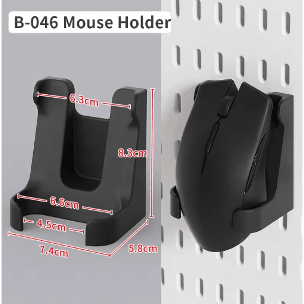 Desktop Storage Pegboard Upright Or Clip On Organizer For Home Office Shelves 24