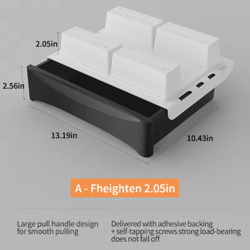 small under desk storage cabinet mobile pedestal with hidden drawer and cable management