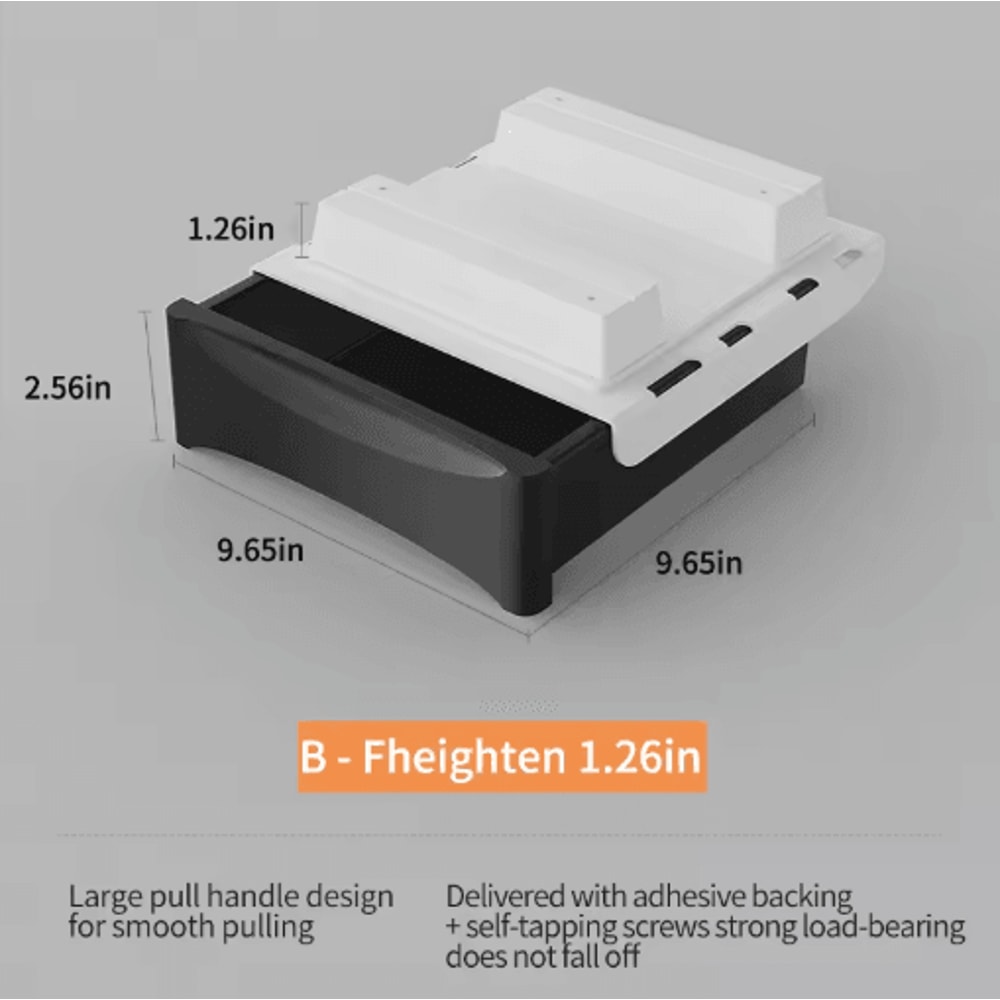 Small Under Desk Storage Cabinet Mobile Pedestal With Hidden Drawer And Cable Management 4