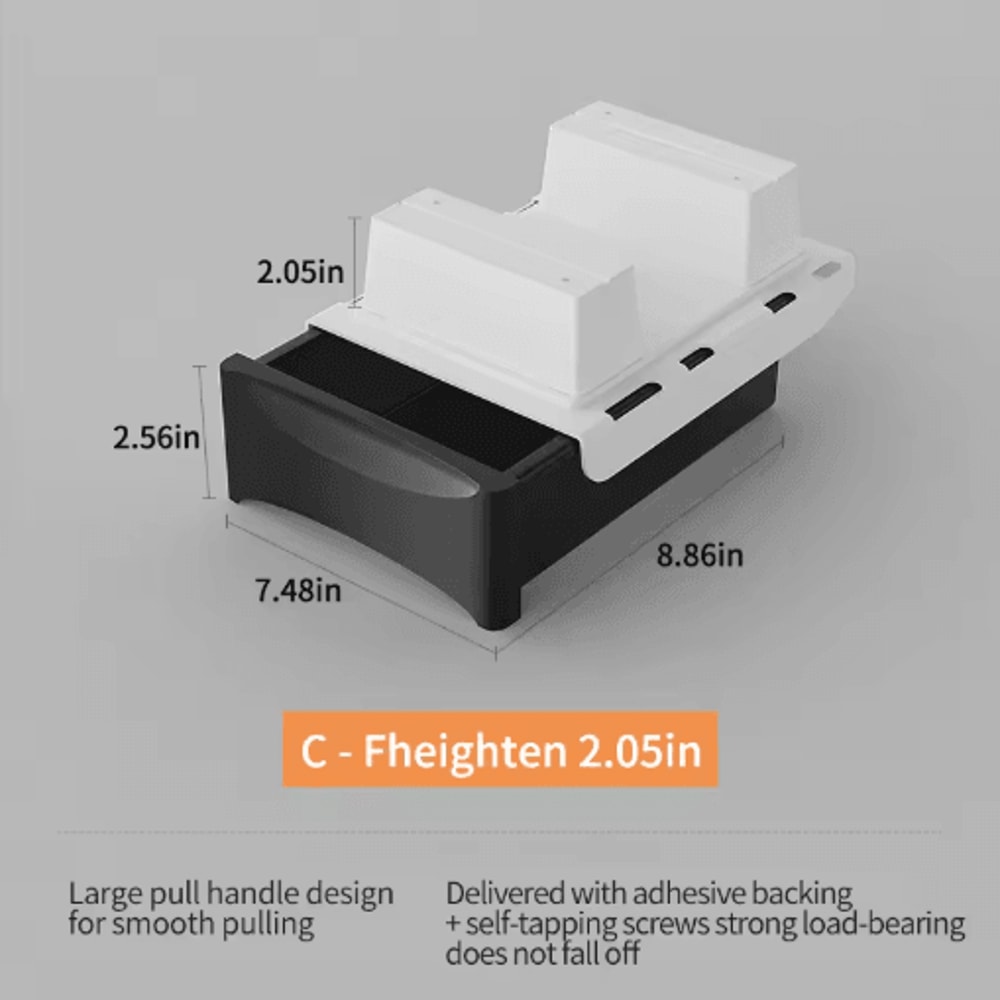 Small Under Desk Storage Cabinet Mobile Pedestal With Hidden Drawer And Cable Management 6