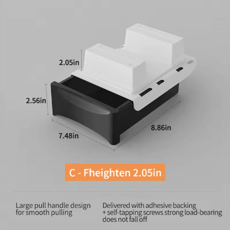 Small Under Desk Storage Cabinet Mobile Pedestal With Hidden Drawer And Cable Management 6