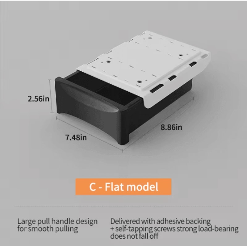 Small Under Desk Storage Cabinet Mobile Pedestal With Hidden Drawer And Cable Management 8