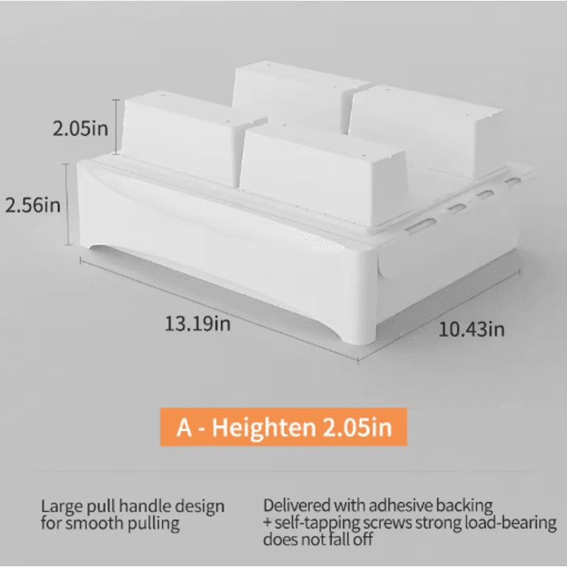 Small Under Desk Storage Cabinet Mobile Pedestal With Hidden Drawer And Cable Management 9