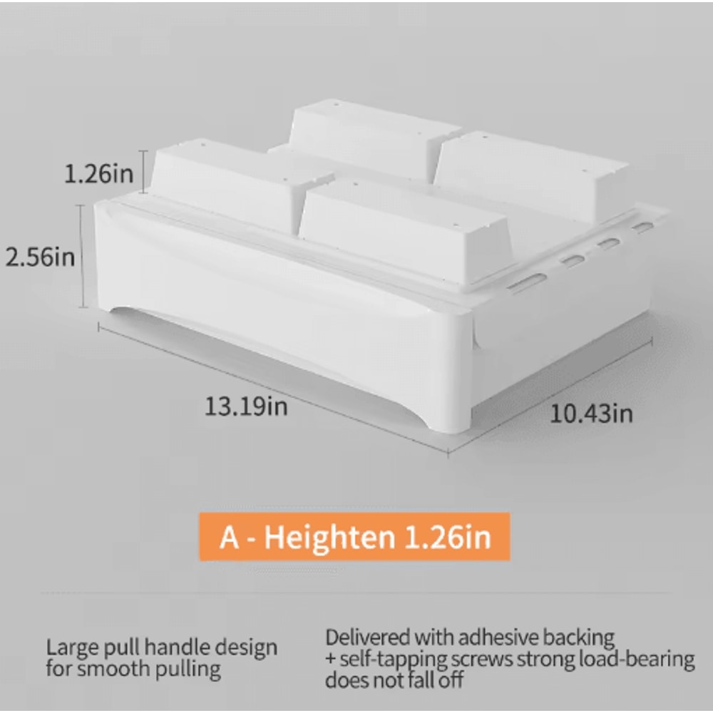 Small Under Desk Storage Cabinet Mobile Pedestal With Hidden Drawer And Cable Management 10