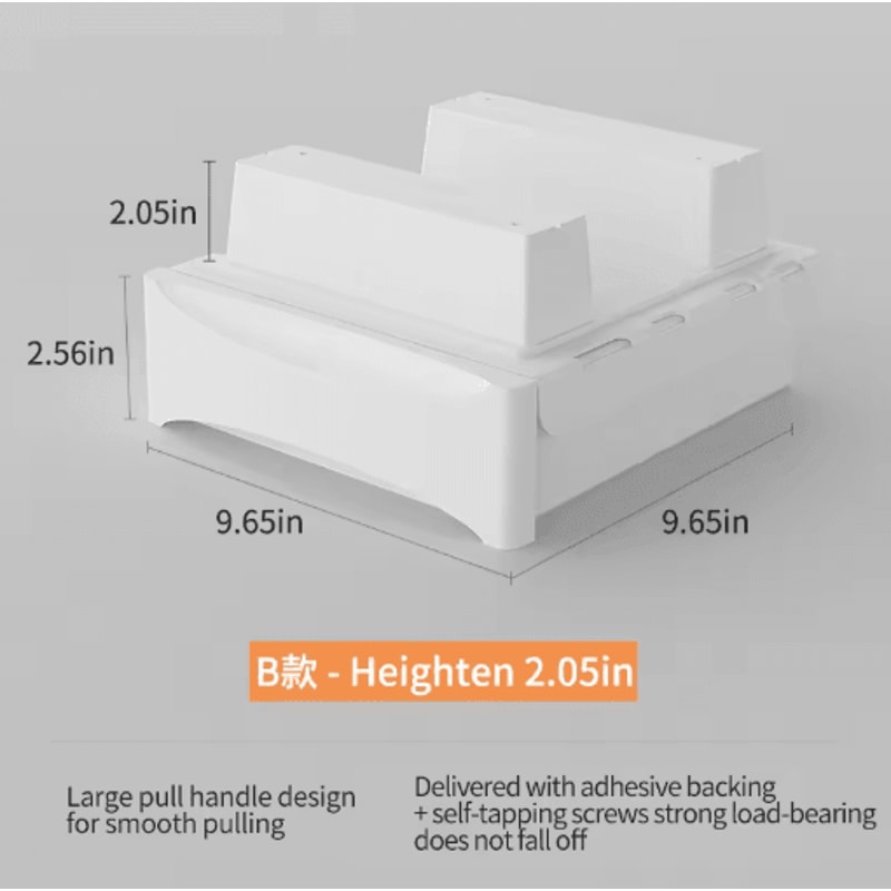 Small Under Desk Storage Cabinet Mobile Pedestal With Hidden Drawer And Cable Management 12