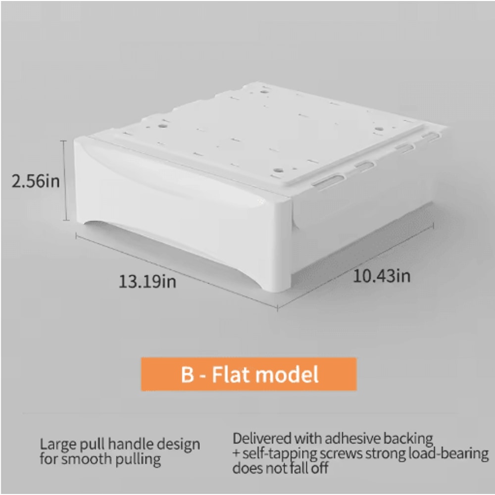 Small Under Desk Storage Cabinet Mobile Pedestal With Hidden Drawer And Cable Management 14