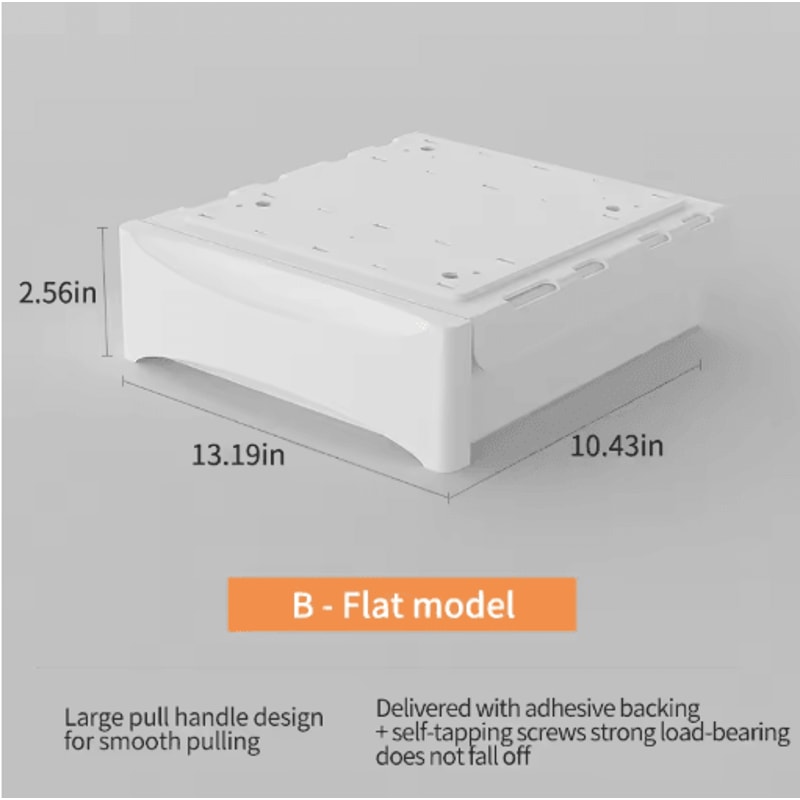 Small Under Desk Storage Cabinet Mobile Pedestal With Hidden Drawer And Cable Management 14