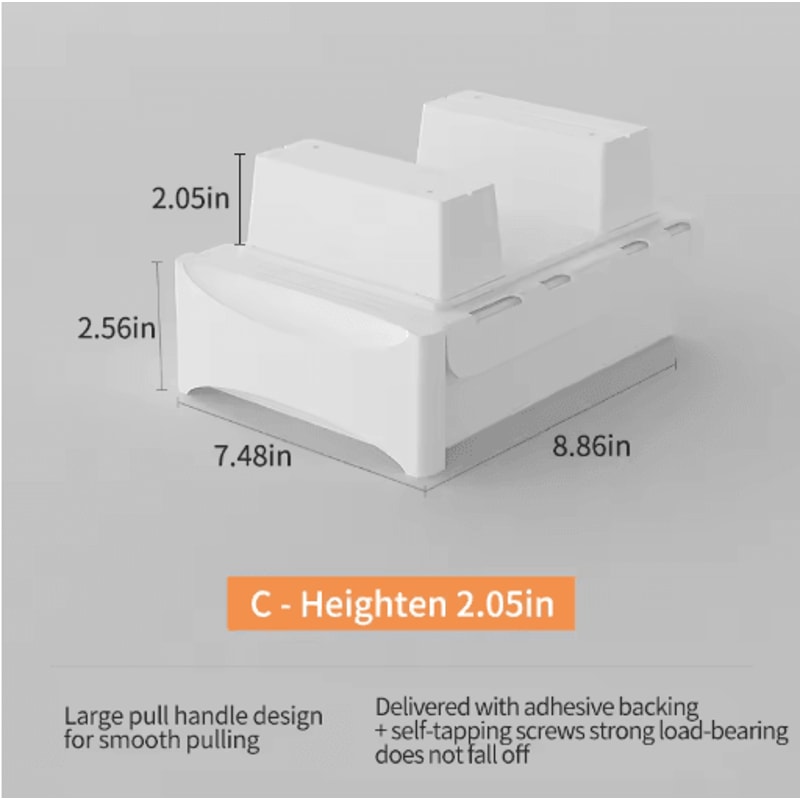 Small Under Desk Storage Cabinet Mobile Pedestal With Hidden Drawer And Cable Management 15