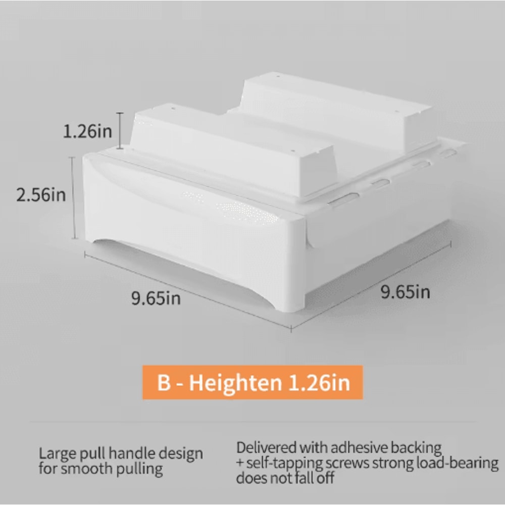 Small Under Desk Storage Cabinet Mobile Pedestal With Hidden Drawer And Cable Management 16