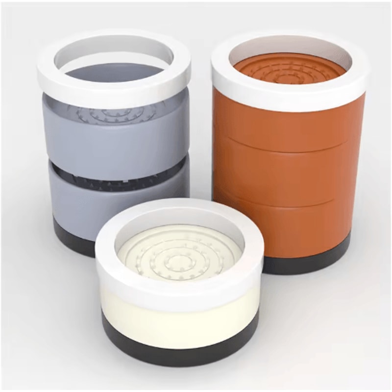 Stackable Furniture Heightening Foot Pads Adjustable Table Cabinet And Bed Leg Risers 13