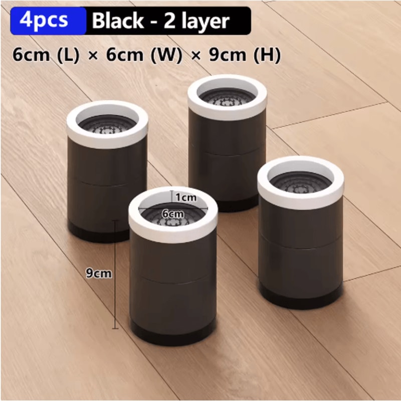 Universal Furniture Foot Pads Moisture Proof Shock Absorbing Leg Riser Base For Tables And Cabinets 10