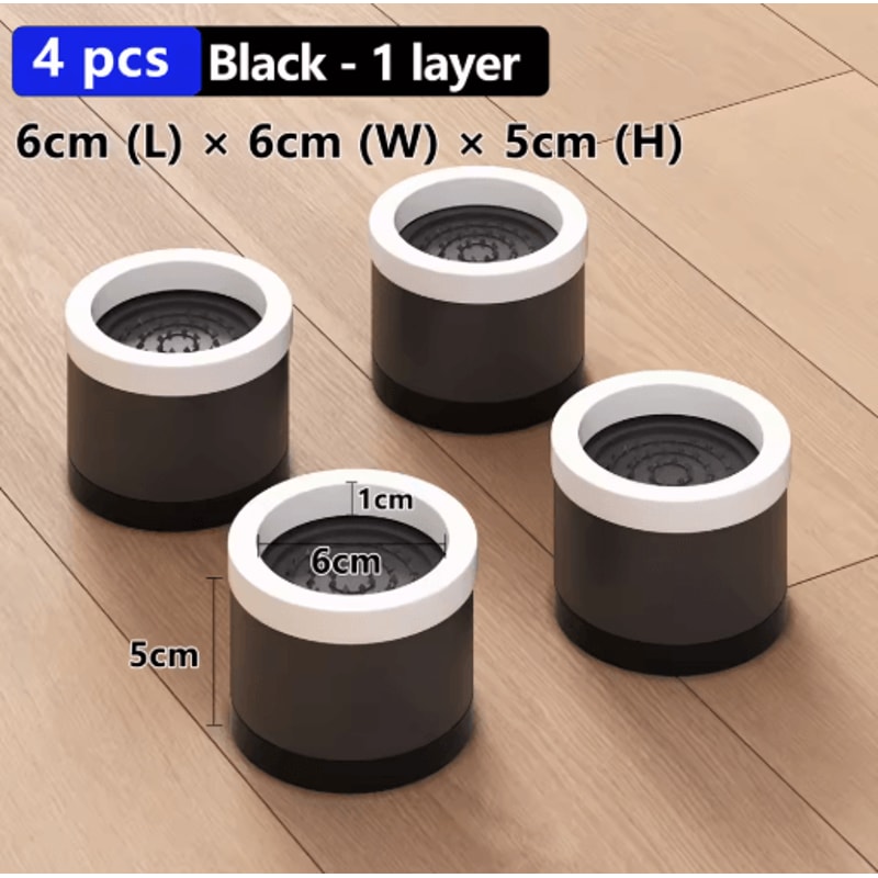 Universal Furniture Foot Pads Moisture Proof Shock Absorbing Leg Riser Base For Tables And Cabinets 11
