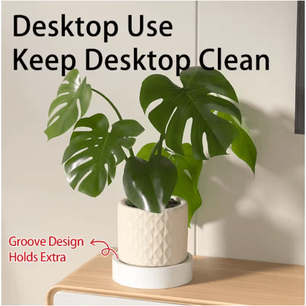 Modern Ultra Slim Caster Plant Pot Tray Ins Style Movable Base With Wheels 15